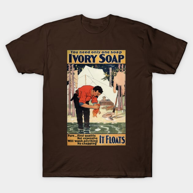 Vintage Ivory Soap Advertisement T-Shirt by xposedbydesign